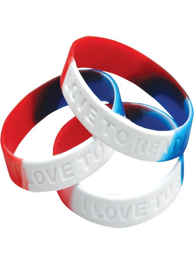 Really Good Stuff I Love to Read! Silicone Bracelet - 24 Bracelets - Image 1